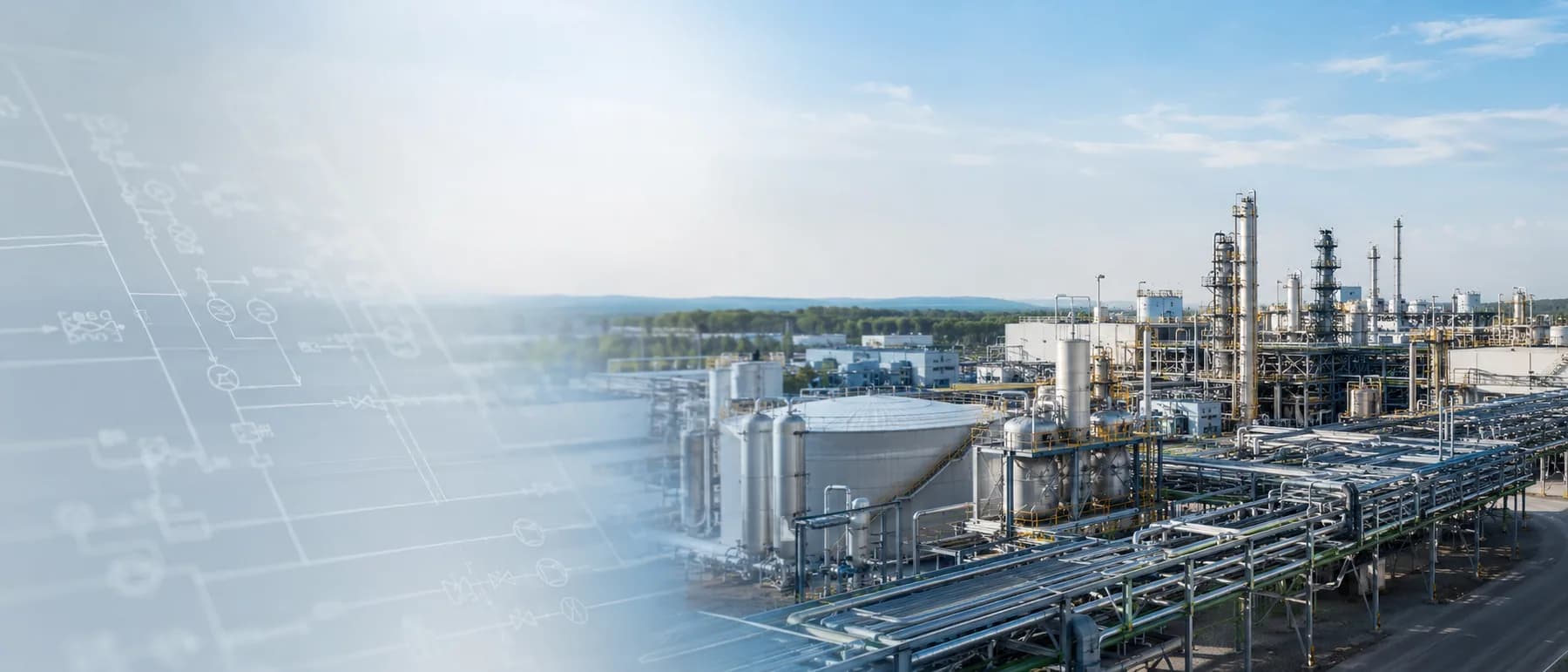 Prozessindustrieanlage mit abstrahierter R&I-Analyseebene als Einsatzkontext für HAZOP-Analysen