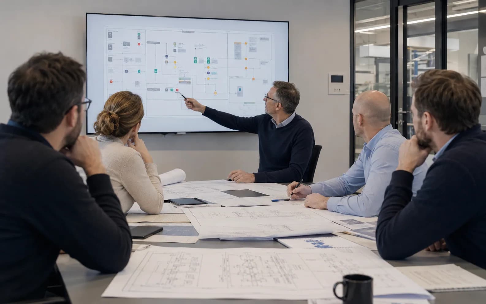 HAZOP-Workshop mit technischen Unterlagen und strukturierter digitaler Vorbereitung